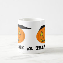 ¡Calabaza, calabaza, truco o invitación! Taza De Café
