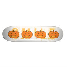 Calabaza de Halloween con mueca Monopatines Personalizados