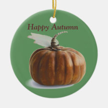 Calabaza de otoño ornaments para arbol de navidad