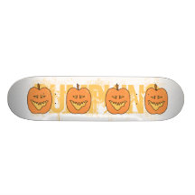 Calabaza del dibujo animado. Halloween Monopatines Personalizados