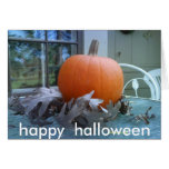 Calabaza del patio felicitacion 