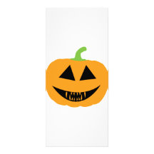 Calabaza Halloween asustadizo Lonas Personalizadas