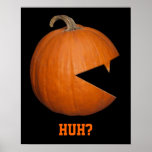 Calabaza hambrienta impresiones