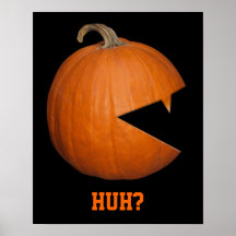 Calabaza hambrienta impresiones