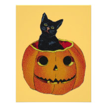 Calabaza linda de Halloween Comunicado Personalizado