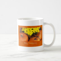 Calabazas 2 - Acción de gracias feliz Tazas De Café