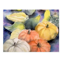 Calabazas -2 tarjetas postales