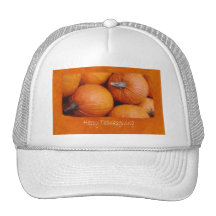 Calabazas 3 de Halloween - acción de gracias feliz Gorras