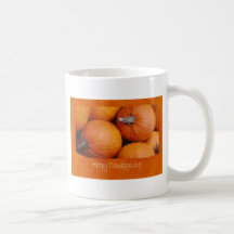 Calabazas 3 de Halloween - acción de gracias feliz Taza