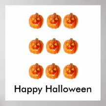 Calabazas de Halloween Poster