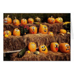 ¡Calabazas de las calabazas por todas partes! Felicitacion