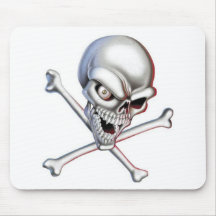calavera alfombrillas de raton