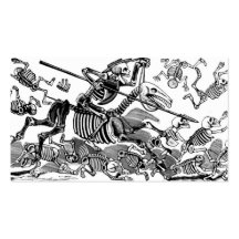"Calavera del Don Quijote" circa 1900's temprano Tarjeta De Negocio