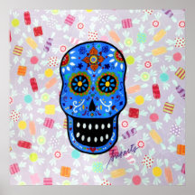 CALAVERA DIA DE LOS MUERTOS BY PRISARTS IMPRESIONES