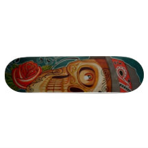 calavera tabla de skate