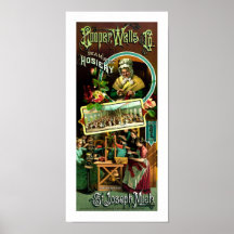 Calcetería 1886 del vintage posters