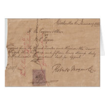 Calcutta 1885 tarjeton