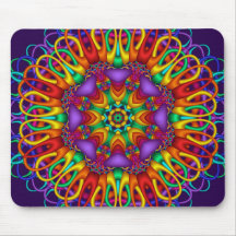 Caleidoscopio abstracto decorativo Mousepad