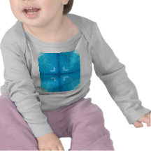 Caleidoscopio azul del pote del crujido camisetas