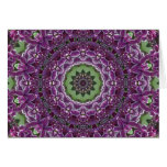 Caleidoscopio de las lilas tarjeta