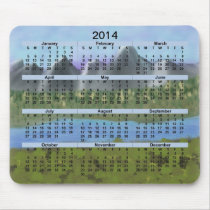Calendar_Digital 2014 que pinta Mousepad alfombrillas de raton 