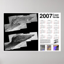 Calendario 2007 de Cabo Verde (Marte) Posters