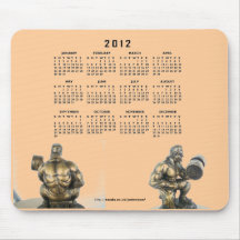 Calendario 2012 alfombrillas de ratón