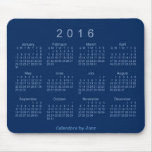 Calendario 2016 tapetes de ratones