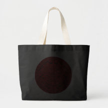 Calendario azteca - rojo bolsa de mano