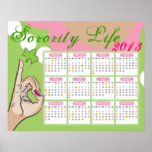 Calendario de la vida de la hermandad de mujeres poster