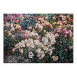 Calendario de los rosas tarjetas de visita