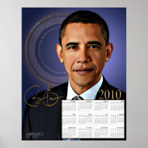 Calendario de Obama 2010 Posters