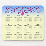 Calendario decorativo 2013 tapete de raton