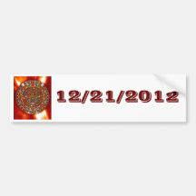 Calendario del Azteca del maya de la pegatina para Pegatina De Parachoque