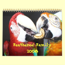 Calendario emplumado de la familia 2008 calendarios