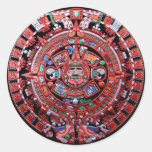 Calendario maya de Sunstone del metal Pegatinas