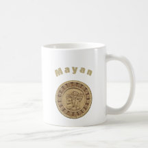 Calendario maya taza