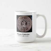 calendario maya taza de café