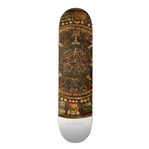 ¡Calendario maya y azteca por Grassrootsdesigns4u! Monopatines Personalizados