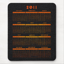 Calendario Mousepad de Viking 2011 Alfombrilla De Raton