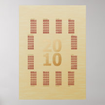 Calendario para 2010 poster