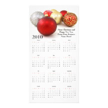 Calendario personalizado de la tarjeta de Navidad Tarjeta Fotográfica