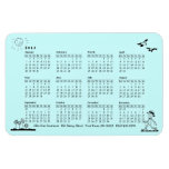 Calendario retro del hombre de negocios 2013 imán de vinilo