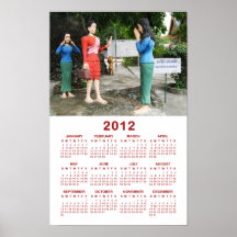 Calendario tailandés de la sonrisa 2012 posters