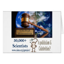 Calentamiento del planeta tarjeton