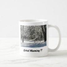 ¿Calentamiento del planeta?? Tazas De Café