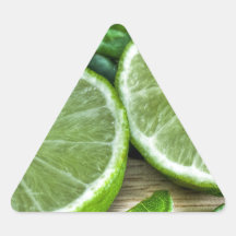 Cales y menta verdes Mojito Calcomanía De Trianguladas