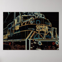 Calidad 1976 - 1999, SD-80MAC #4118 de Conrail Poster