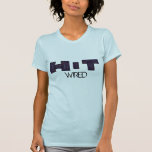 Caliente atado con alambre camisetas
