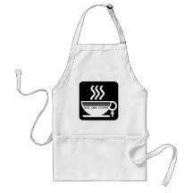 Caliente como el café delantal